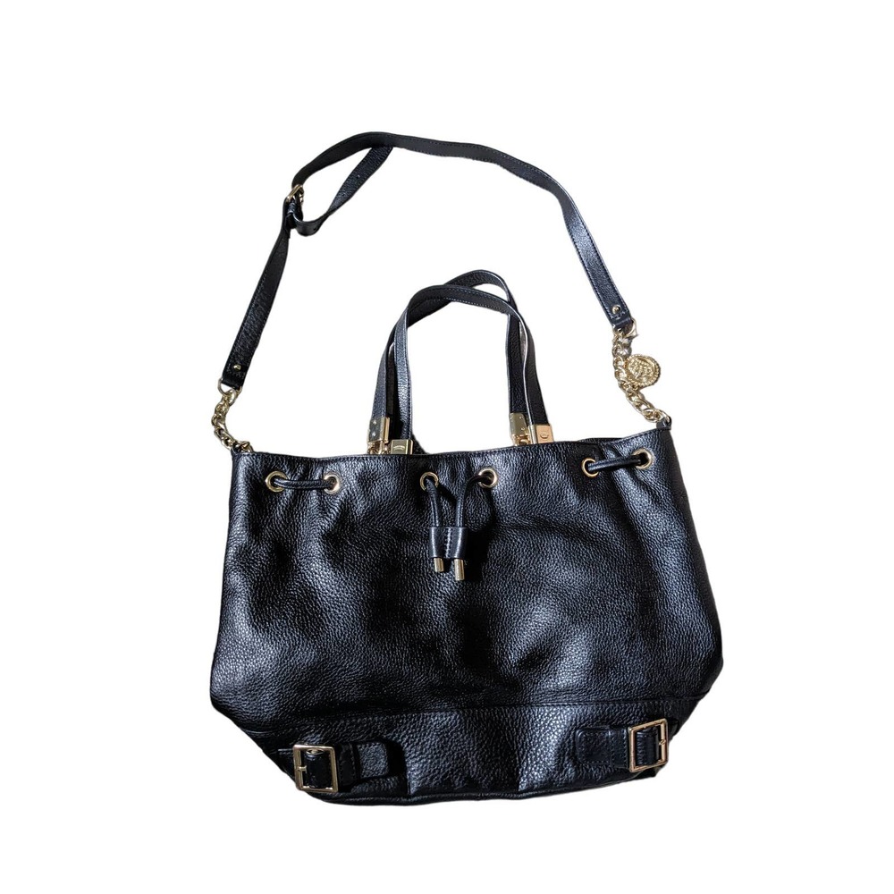 Juicy Couture Leather Drawstring Bucketpurse - image 1